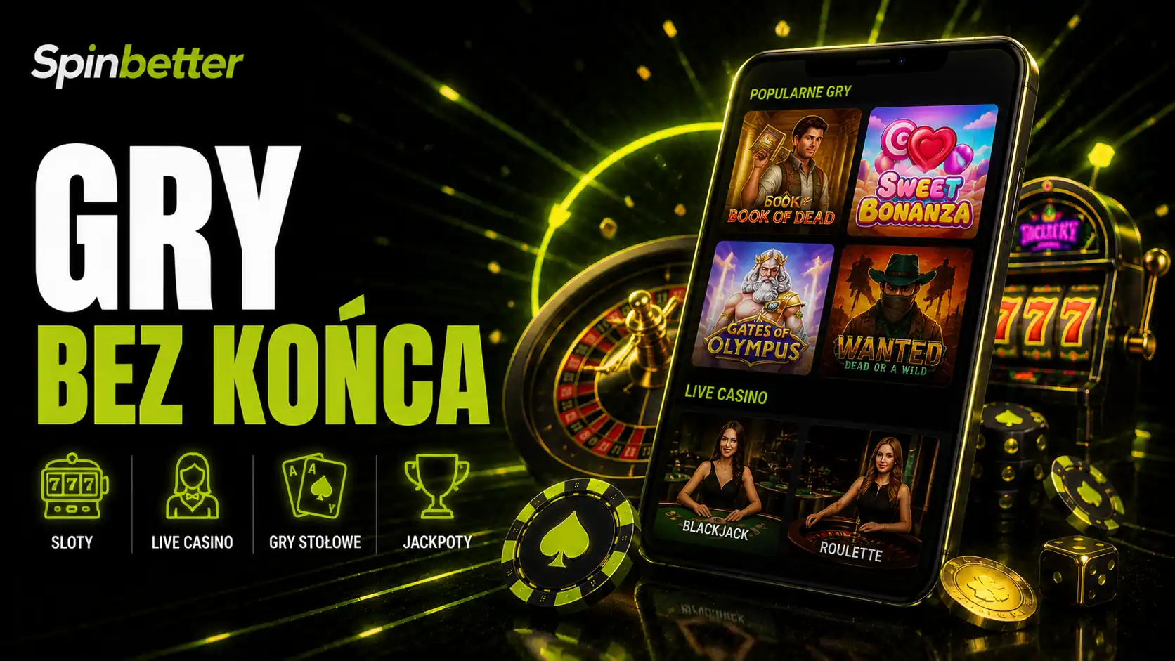 SpinBetter games — biblioteka gier kasynowych