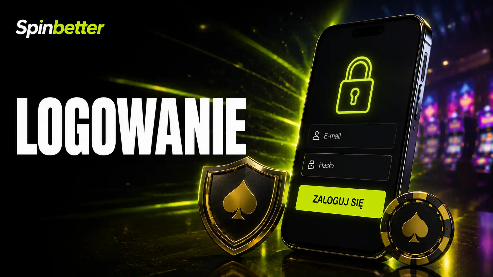Login SpinBetter — ekran logowania na polskim interfejsie