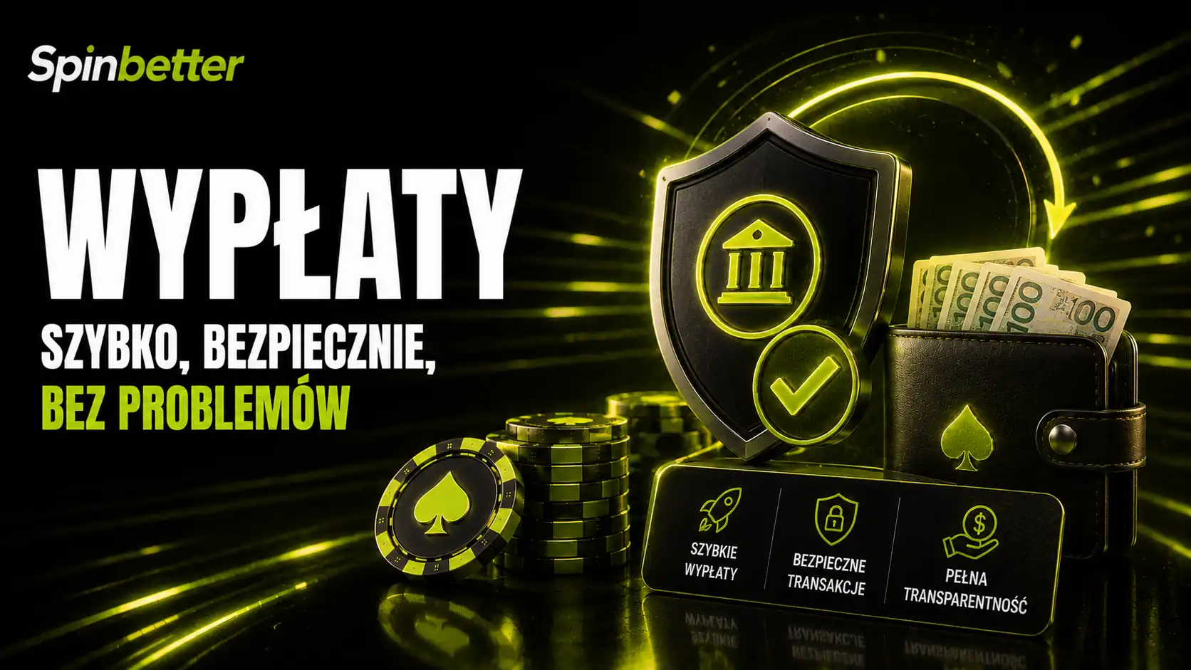 Wypłaty SpinBetter — metody wypłat środków